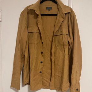 LL Bean Faux Suede Shirt Jacket